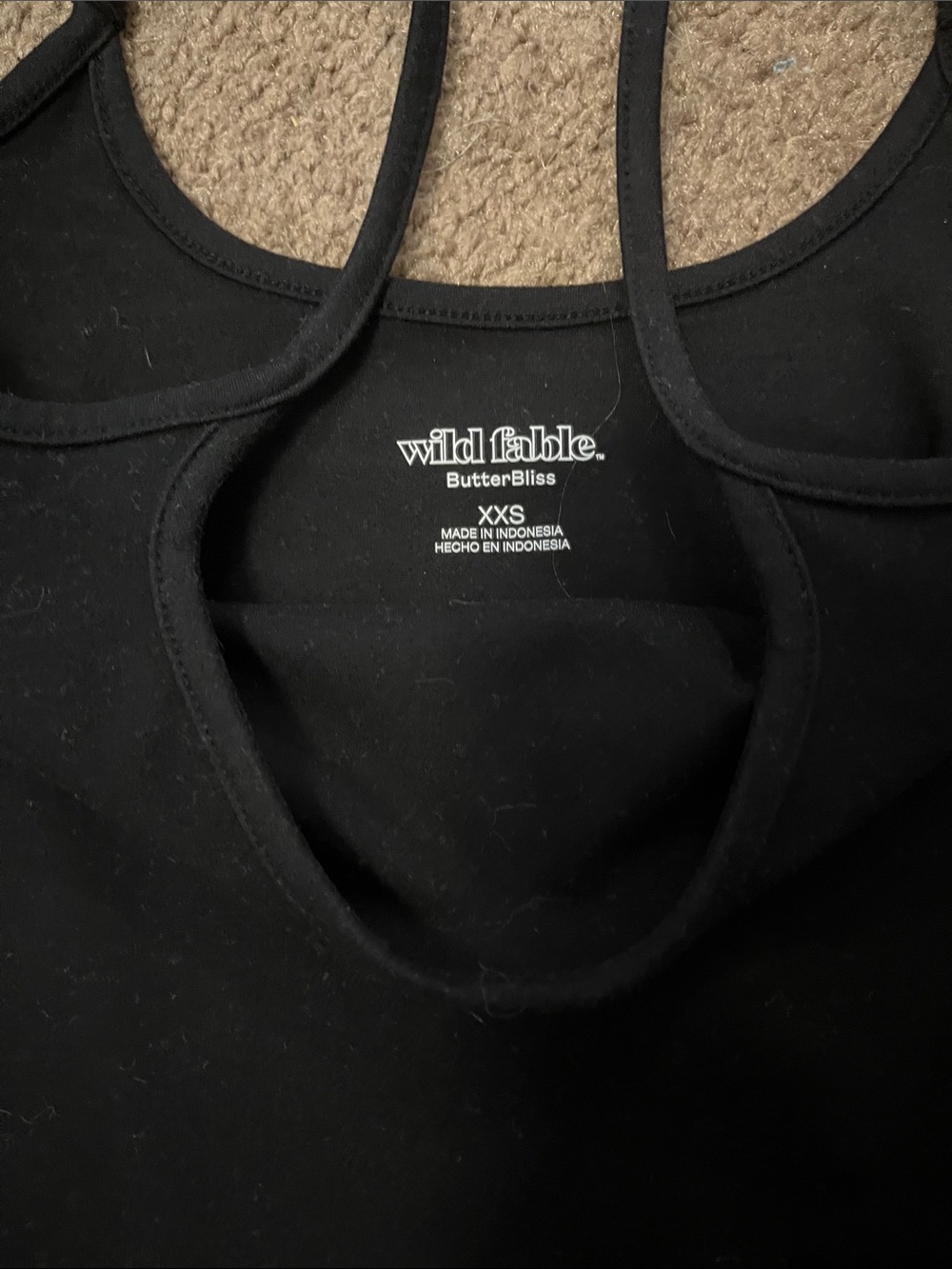 Wild fable Black One-Piece shape wear Bodysuit with Snap Closure - Picture 2 of 4